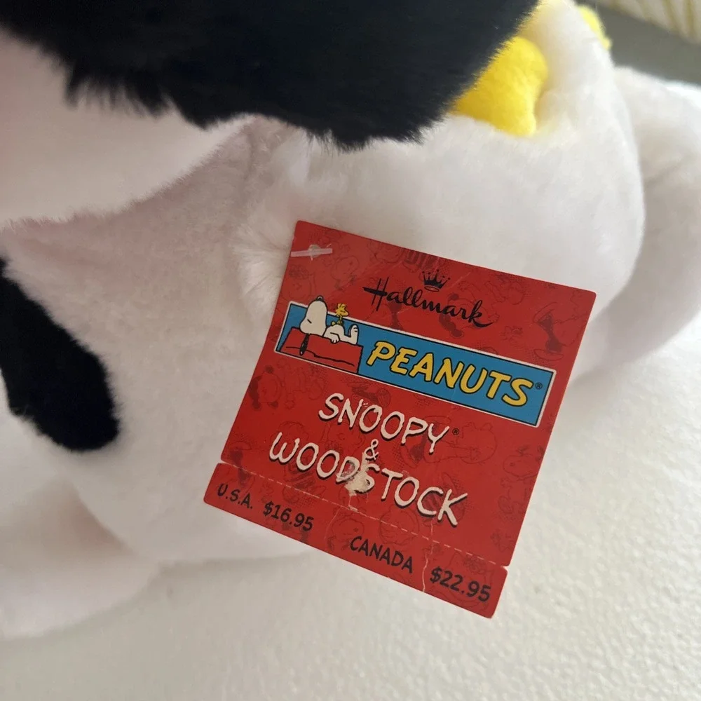 Hallmark LARGE Red‎ Hat Snoopy &  Woodstock Vintage Collectible With Tags